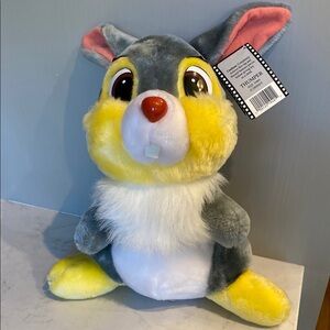 NWT 1990 Vintage Disney Thumper Plush Stuffed Animal